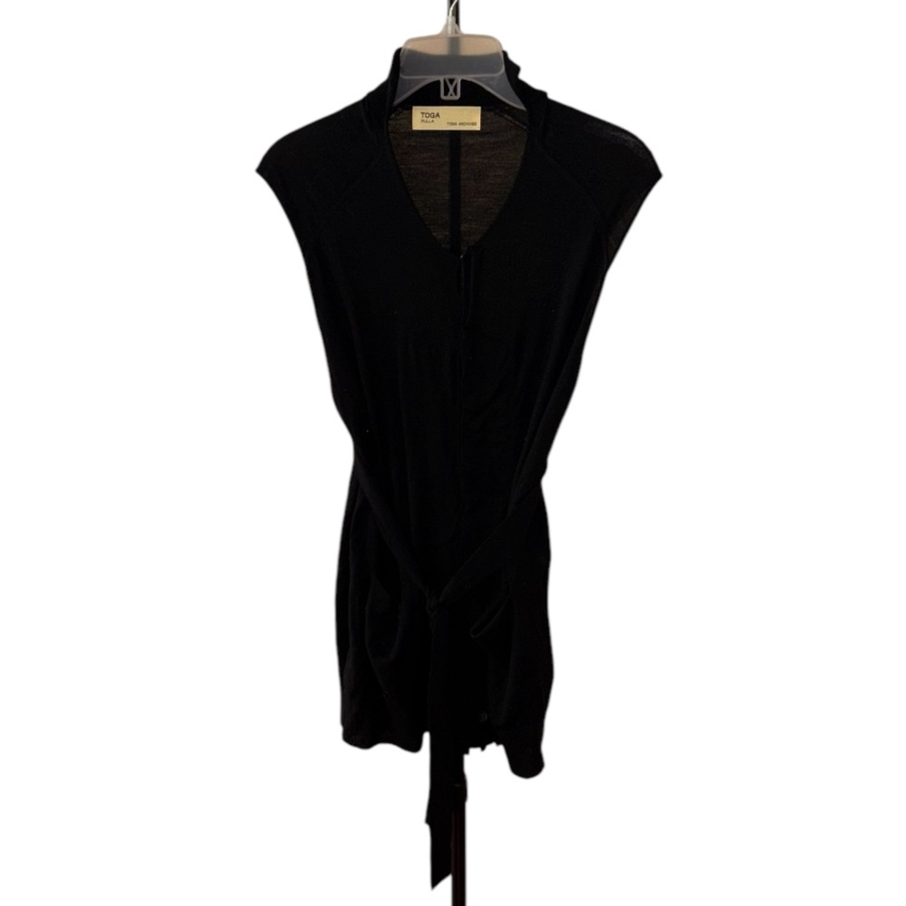 TOGA Pulla Black 100% Wool Sweater